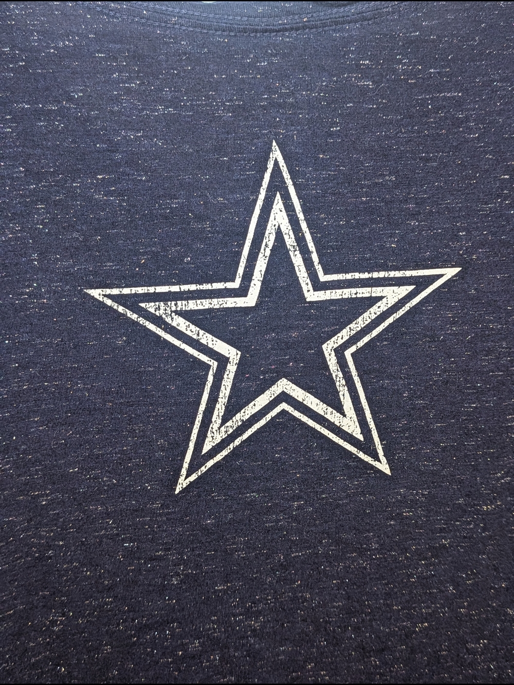 Cowboys Hall Women's Dallas Cowboys Navy Short Sleeve Tee - Picture 5 of 6